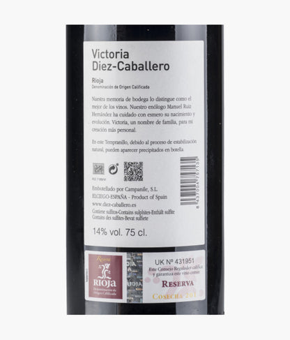 Victoria Reserva 2015 (CAJA DE 6 BOTELLAS)